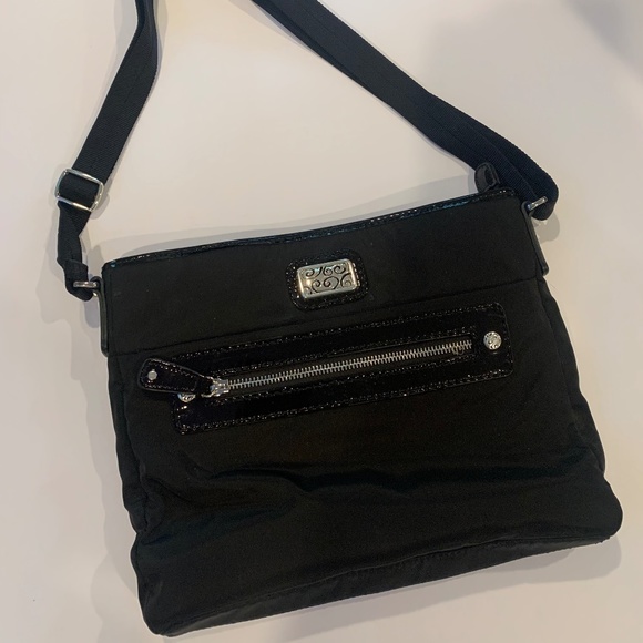 Brighton Handbags - Brighton Black Microfiber Bag